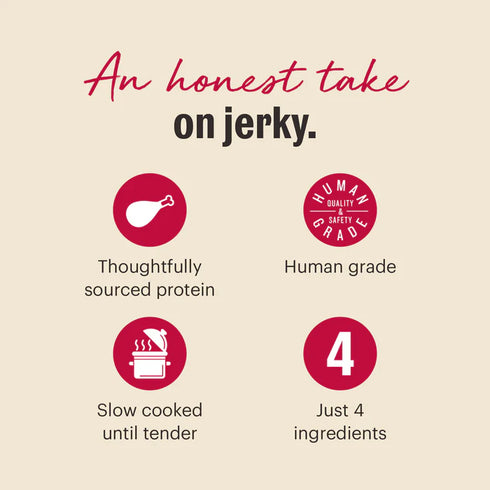 The Honest Kitchen Slow Cooked Jerky Chews Dog Treats - Chicken - 5.6oz Pouch