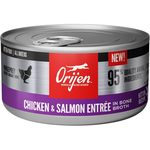 Orijen Chicken Salmon Entree Canned Kitten Food 3oz - Poudre Pet and Feed Supply