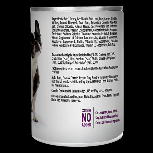 Nulo FreeStyle Grain Free Wet Dog Food - Beef, Peas & Carrots - 13oz Can