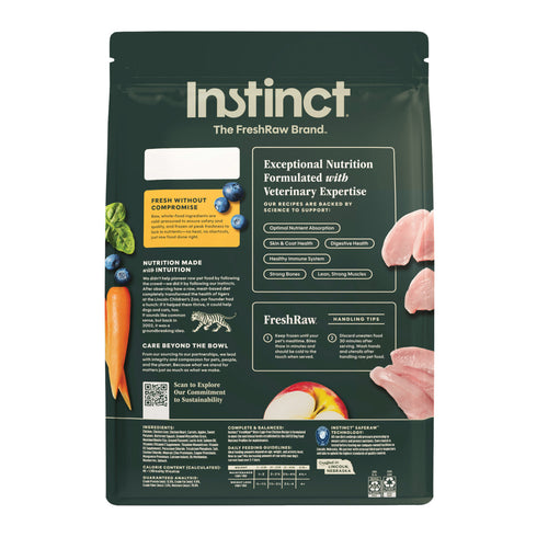 Instinct FreshRaw Bites Frozen Raw Dog Food- Chicken - 6lb Bag