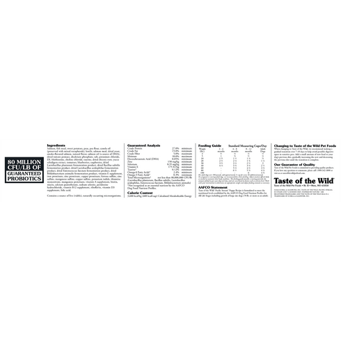 Taste of the Wild Pacific Stream Puppy Dry Dog Food - Smoke Flavored Salmon - 14lb Bag