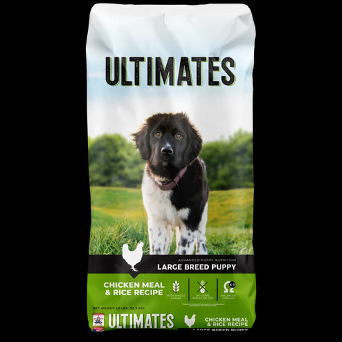 Ultimates Large Breed Puppy Dry Dog Food - Chicken & Rice - 28lb Bag