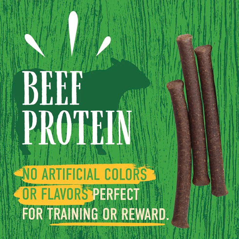 Wholesomes Grain Free Tank's Beef Jerky Sticks Dog Treats - 25oz Pouch