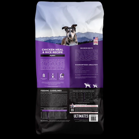 Ultimates Puppy Dry Dog Food - Chicken & Rice - 5lb Bag