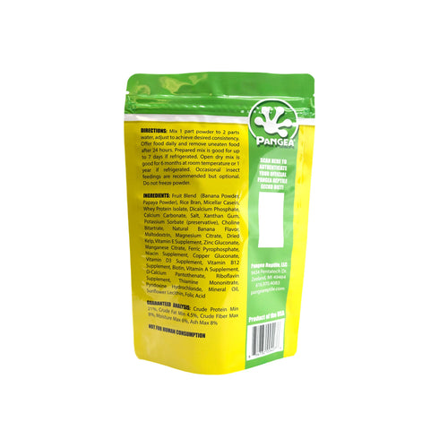 Pangea Gecko Diet With Papaya - 8oz Pouch
