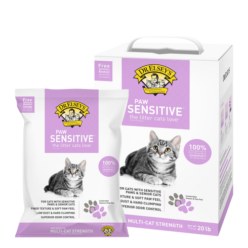 Dr Elsey's Paw Sensitive Litter - 20lb Box
