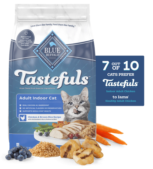 Blue Buffalo Adult Indoor Dry Cat Food - Chicken & Brown Rice - 7lb Bag