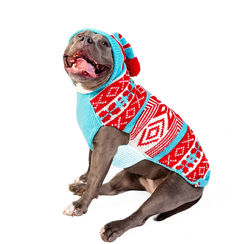 Chilly Dog Knitted Dog Sweater - XX-Large - Peppermint Hoodie