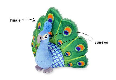 P.L.A.Y. Fetching Flock Percy The Peacock Dog Toy - Large