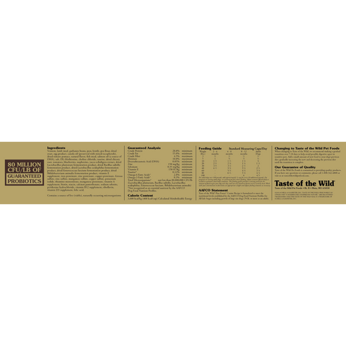 Taste of the Wild Pine Forest Dry Dog Food - Roasted Venison - 14lb Bag