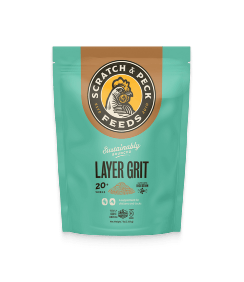 Scratch & Peck Layer Grit Supplement For Chickens & Ducks - 7lb Bag