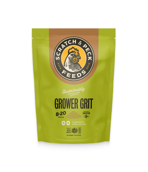 Scratch & Peck Grower Grit Supplement For Chickens & Ducks - 7lb Bag