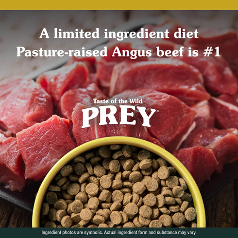 Taste of the Wild Prey Limited Ingredient Dry Cat Food - Angus Beef - 15lb Bag