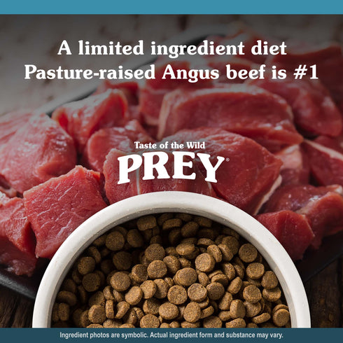 Taste of the Wild Prey Limited Ingredient Dry Dog Food - Angus Beef - 25lb Bag