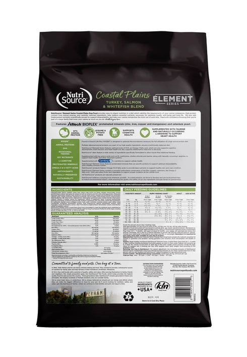 Nutrisource Element Series Dry Dog Food - Coastal Plains - 24lb Bag