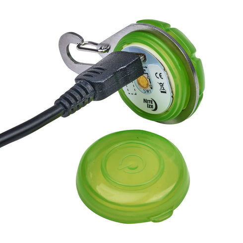 NiteIze Spotlit Rechargeable Dog/Cat Collar Light - Green