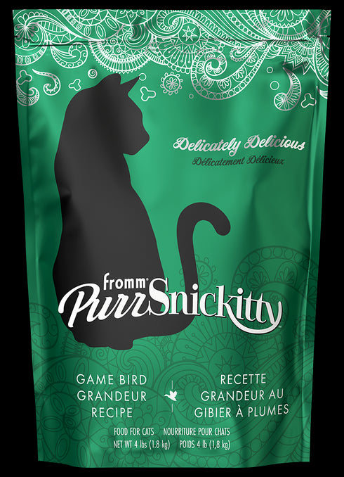 Fromm PurrSnickitty Dry Cat Food - Gamebird Grandeur - 10lb Bag