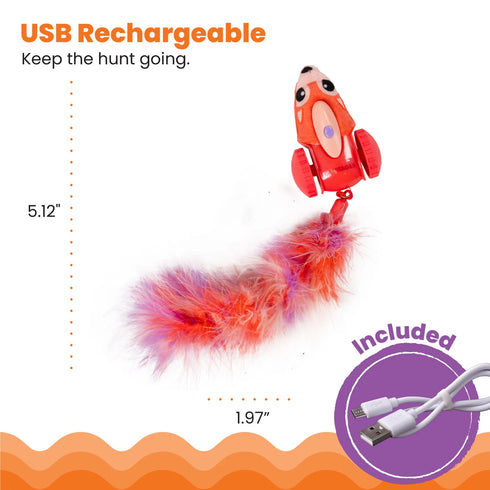 Catstages RAcin' Squirrel Robot Toy