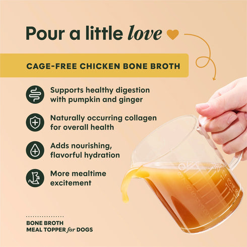 Instinct Bone Broth Cat & Dog Food Topper - Chicken - 16oz Pouch