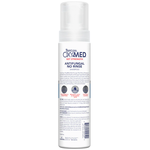 Tropiclean OxyMed Antifungal No Rinse Dog Shampoo - 7.4oz Bottle