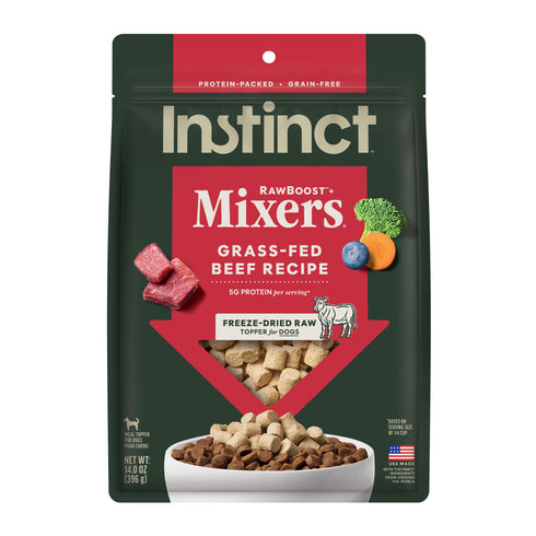 Instinct Raw Boost Mixers Dog Food Topper - Beef - 25oz Pouch