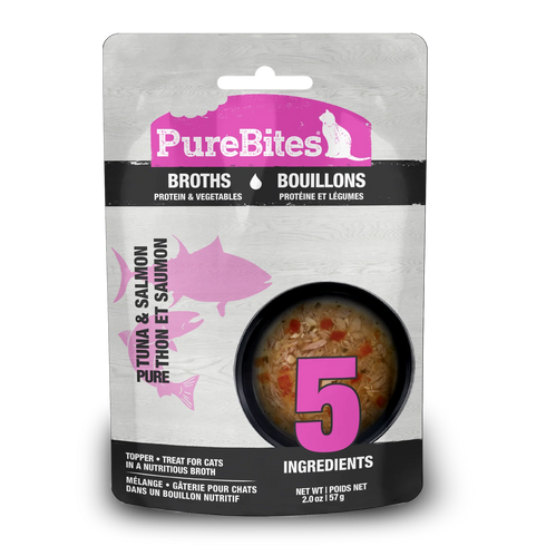 PureBites Both Cat Food Topper - Tuna & Salmon - 2oz Pouch