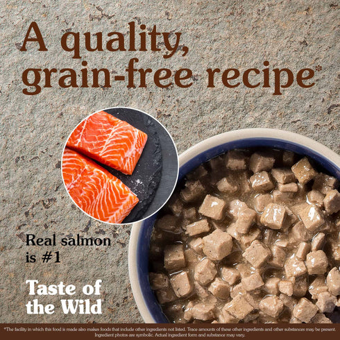Taste of the Wild Rocky Mountain Wet Cat Food - Salmon & Roasted Venison in Gravy - 3oz Can