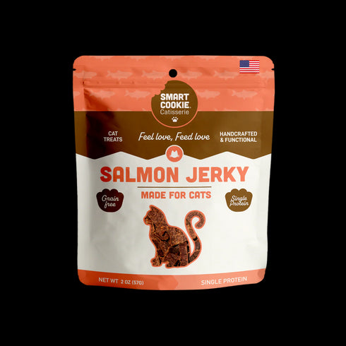 Smart Cookie Salmon Jerky Cat Treats - 2oz Pouch