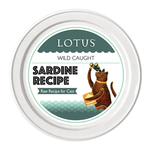 Lotus Pet Frozen Raw Cat Food - Sardine - 17oz Tub