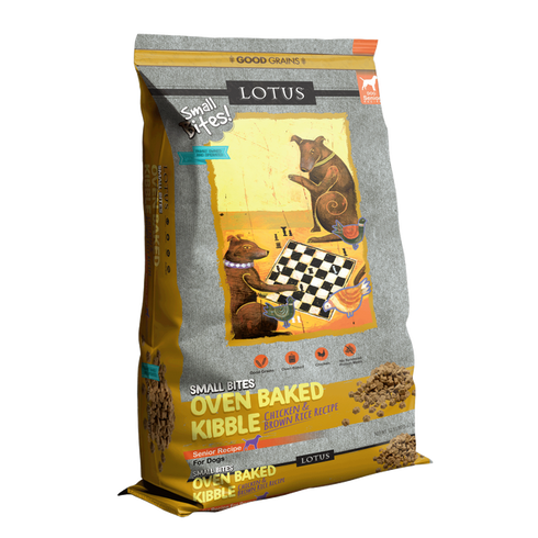 Lotus Pet Senior Small Bites Dry Dog Food - Chicken - 5lb Bag