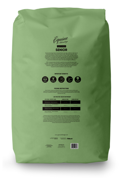 Kruse's Perfection Equine Advantage Senior Horse Feed - 40lb Bag