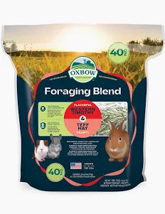 Oxbow Foraging Hay Blends Western Timothy & Teff - 40oz Bag