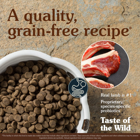 Taste of the Wild Sierra Mountain Dry Dog Food - Roasted Lamb - 28lb Bag