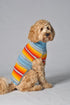 Chilly Dog Dog Sweater - Large - Turquoise Serape