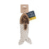 Tall Tails Natural Leather Crunch Fish Rope Dog Toy - 5"