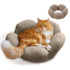 Catstages Purrfect Petals Cat Bed - Tan