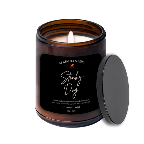 K9 Granola Factory Pet Friendly Soy Odor Eliminator Candle - Stinky Dog - 9oz