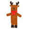 Patchwork Pet Stuffingless Reindeer Dog Toy - 14"