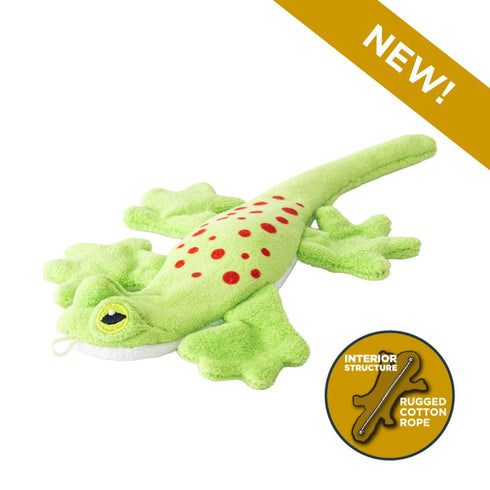 Tall Tails Stuffless Lizard Squeaker Dog Toy - 8"