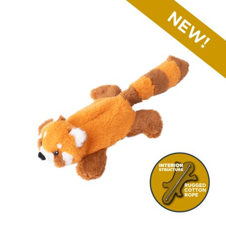 Tall Tails Stuffless Red Panada Dog Toy - 16"