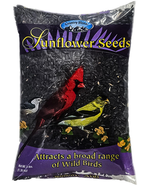 Kaylor of Colorado Country Blend Bird Food - Sunflower with Black Sunflower Oil - 20lb Bag