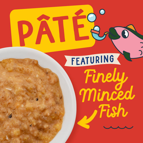Fromm Variety Pack Pate Wet Cat Food Mixers - Fish Market Big Wave - 12 3oz Cans