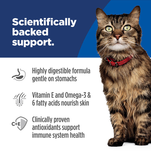 Hill's Science Diet Adult Sensitive Stomach & Skin Wet Cat Food - Chicken & Vegetables - 2.9oz Can