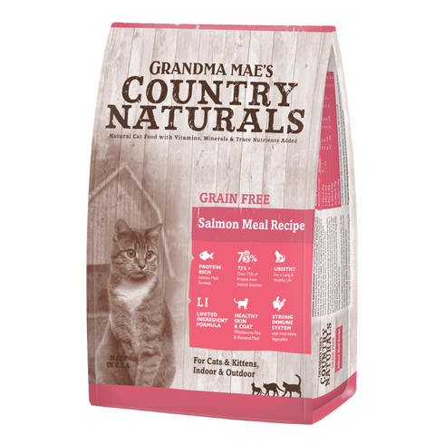 Grandma Mae's Country Naturals Grain Free Dry Cat Food - Salmon - 6lb Bag