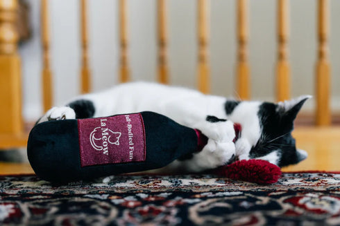 P.L.A.Y. Feline Frenzy Catbernet Sauv Cat Kicker Toy