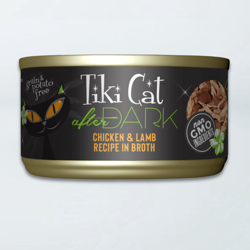 Tiki Cat After Dark Wet Cat Food - Chicken & Lamb in Broth - 5.5oz Can