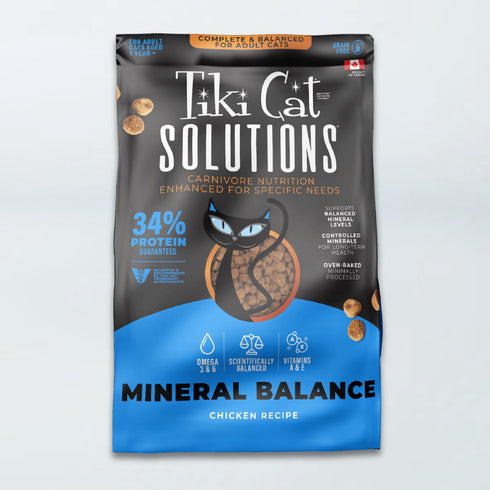Tiki Cat Solutions Mineral Balance Dry Cat Food - Chicken - 2.8lb Bag