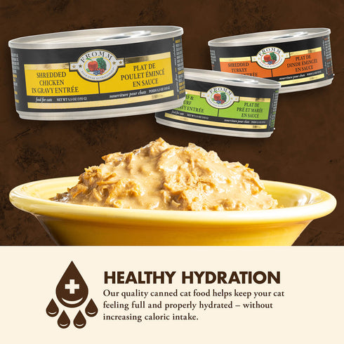 Fromm Four-Star Wet Cat Food - Shredded Chicken in Gravy - 3oz Can