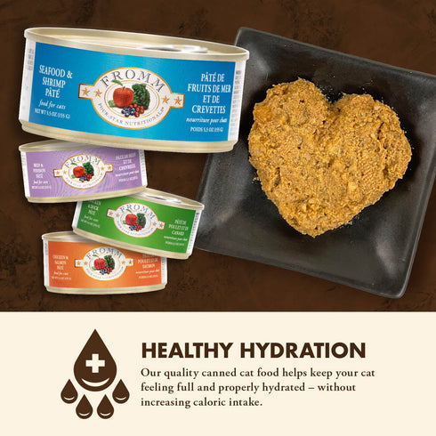 Fromm Four-Star Wet Cat Food - Seafood & Shrimp Pâté - 5.5oz Can