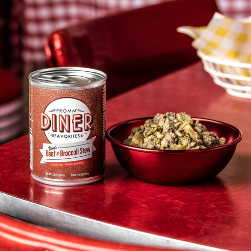 Fromm Diner Favorites Wet Dog Food - Bud's Beef & Broccoli Stew - 12.5oz Can